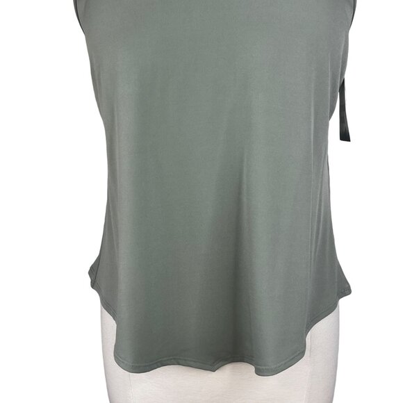 American Beach by Maruices Womens Swim Tankini Tank Top Sage Green XXL - Picture 4 of 11